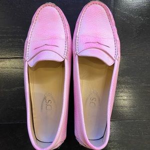 Tod’s Gommino Hot Pink Driving Loafers 37 1/2